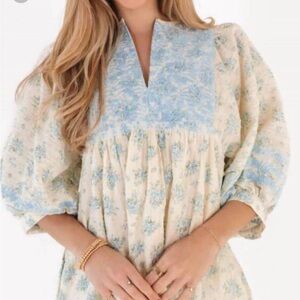 NWT j.Marie cottage core swing dress—beautifully-made